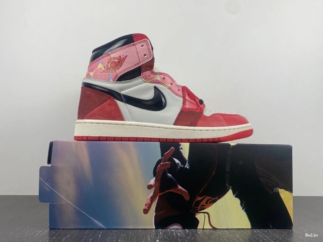 Bmlin shoes OG Spider-Verse DV1748-601 Across Spider-Man Jordan High the 1 0710